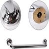 Shower Handles, Shower Grab Bar Handle Grab Bar Towel Rail Safety Handle Stainless Steel Shower Room Elderly Handrail Skid Armrest Bathtub view 4