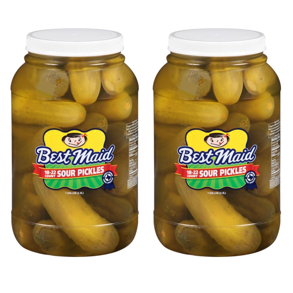 Best Maid Sour Pickles 1 Gal 18-22 count (2 Pack)