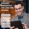 AQWANO 4 Pack Blue Light Blocking Reading Glasses for Men Women, Half Lens Computer Readers, Durable Lightweight TR90 Flexible Frame Eyeglasses Anti Eyestrain (1.25) view 2