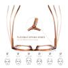 ZESAKER Oversized Square Reading Glasses for Women, Blue light Blocking Computer Readers, Fashion Spring Hinge Readers for Women (Champagne+ Brown Tortoise,2.0) view 3