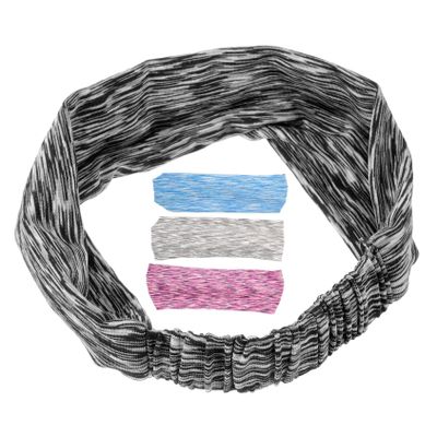 Sweatbands for Women 4 Pack Headband Sports Breathable and Elastic Workout Headbands for Yoga Gym Running and Daily Styling/1234