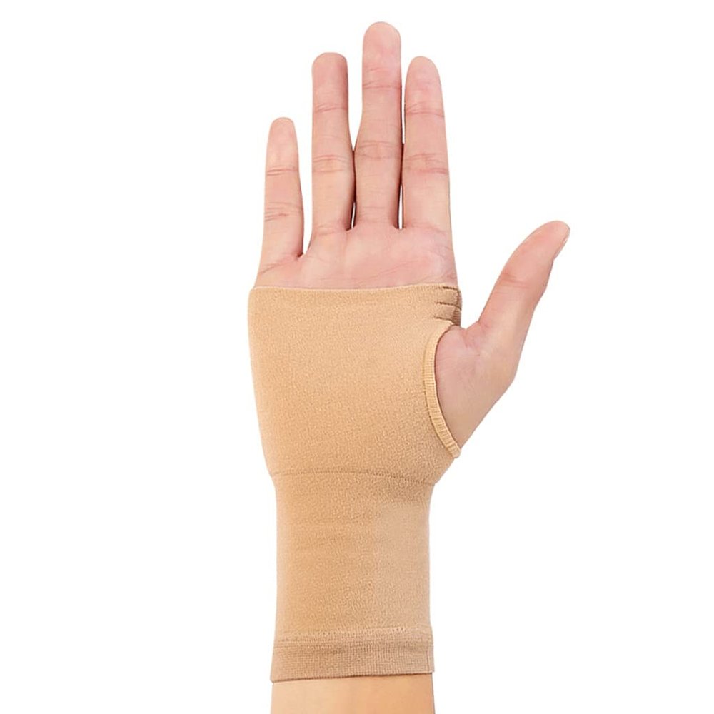 AFPSDLFJDLS 1 Pair Unisex Palm Hand Wrist Glove Tenosynovitis Miracle Wrist Thumb Support Bracers Corrector Hand Pain Relief Gloves(E,Small)