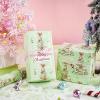 WRAPAHOLIC 30 Inch Reversible Christmas Wrapping Paper - 30 Inch x 33 Feet - Light Green Christmas Tree Wrapping Paper for Xmas Holiday, Party Celebration view 4