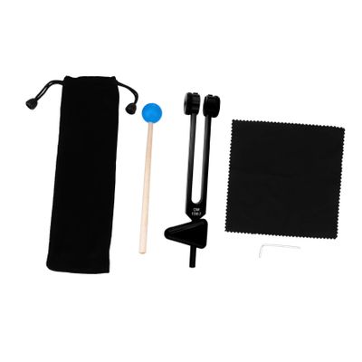 Frequency Healing Devices Yoga Healing Tuning Fork Kit Storage Bag Mallet Random Color