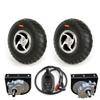 10 Inch Wheel 24V 500W 700W Dual Drive Motor Kit Solid Tire for Trolley Bike (With joystick, 250W-120RPM6kph) view 1