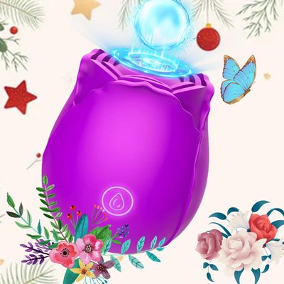 Rose for Women 2024 Rose Toy Sucker Flower Shape Funny 10 Speed Rose Adult Tool Rose Viboators Toys Q1952