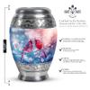 KARYLIZ Cardinal Cremation Urns for Human Ashes - Urn for Ashes Adult Male - Urns for Ashes Adult Large - Funeral Cremation Urn for Female Mom & Dad - Funeral for Women(Combo 10" & 3", Set of 5) view 2