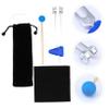 Toyvian 1set Om Tuning Fork Healing for Yoga and Meditation Therapy Tools Cloth Bag and Drumstick for Sound Healing and Relief view 3