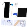 Toyvian 1set Om Tuning Fork Healing for Yoga and Meditation Therapy Tools Cloth Bag and Drumstick for Sound Healing and Relief view 4