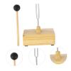 DECHOUS Tuning Fork Resonator Hz Frequency Holder and Rubber Mallet for Sound Healing Experiments view 3