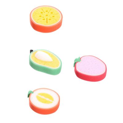BCOATH 4pcs Assorted Scrubbing Sponges Non-Scratch Kitchen Towels for Dish Cleaning Strong Water Absorption for Bowls and Utensils