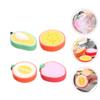 BCOATH 4pcs Assorted Scrubbing Sponges Non-Scratch Kitchen Towels for Dish Cleaning Strong Water Absorption for Bowls and Utensils view 4