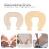 1L U Shaped Hot Water Bottle, Neck and Shoulder Warmer, Soft Cover, Ideal for Winter, Relief Muscle Pain, Sturdy Rubber Material, Travel Friendly, Keep Water Temperature (Beige) view 3