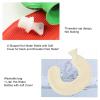 1L U Shaped Hot Water Bottle, Neck and Shoulder Warmer, Soft Cover, Ideal for Winter, Relief Muscle Pain, Sturdy Rubber Material, Travel Friendly, Keep Water Temperature (Beige) view 4