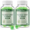 2 Pack Organic Valerian Root Gummies, Herbal Supplements for Calm & Relaxation, Natural Sleep Support for Adults & Kids, Melatonin Free, Vegan, Non-GMO, Gluten Free, Apple Flavor, 120 Count view 1