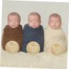Abaodam Adorable Newborn Birth Announcement Sign Round Wooden Sign for Photography Welcome Decor Safe and Skin-friendly Material view 2