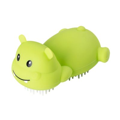 Beaupretty Silicone Scalp Scrubber Brush for Gentle Shower Shampoo Brush Massage Function for and Comfortable Design Hippo