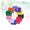 Abaodam Cotton Cloth Wristbands 12pcs Sports Towel Wristband for Gym Wrist Sweatbands Random Color view 3