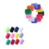 Abaodam Cotton Cloth Wristbands 12pcs Sports Towel Wristband for Gym Wrist Sweatbands Random Color view 4