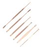6pcs Stainless Steel Ear Wax Remover Tool Set Dual-Ended Ear Scoop for Safe and Gentle Wax Removal Suitable for Adults and Use view 1