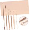 6pcs Stainless Steel Ear Wax Remover Tool Set Dual-Ended Ear Scoop for Safe and Gentle Wax Removal Suitable for Adults and Use view 3