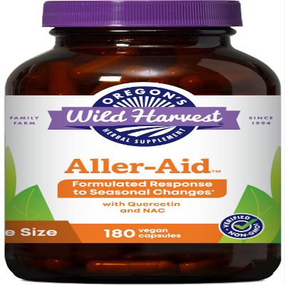 Oregon's Wild Harvest Aller-Aid with Quercetin Supplement - 180 Count