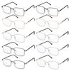 V.W.E. NEW 10 Pairs of Closeout Reading Glasses - Your Choice in Power and Gender -Bulk (Metal Unisex 01, 2.25, x) view 1