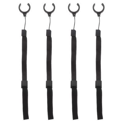 CALLARON 4pcs -Lost Cane Wrist Straps Polyester Lanyards for Walking Sticks Versatile and Fit for Seniors and Hikers Prevents Cane Loss and Misplacement