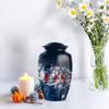 Cardinal Bird Large Urns for Ashes Adult Female, Funeral Urn for Ashes Adult Male, Cremation Urn for Human Ashes, Cardinal Keepsake Urns for Ashes Small,(Size, 10 Inch & 3 Inch Set of 5) view 3