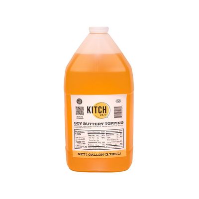 KITCH 24/7 Soy Buttery Topping, 1 Gallon, Food Service Bulk Pack Pack-4