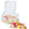 OFFSCH 6Pcs Clear Bear Shaped Candy Boxes Cute Plastic Containers for Shower Wedding and Birthday Party Favors Transparent Treat Boxes for Sweets view 3