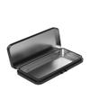 100 Pack Large Child Resistant Metal Tin Boxes with Hinged Silicone-Lined Lids Recyclable, Air Resistant, Secure Storage Containers (Black) view 4