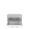 100 Pack Mini Child Resistant Metal Tin Boxes with Hinged Silicone-Lined Lids Recyclable, Air Resistant, Secure Storage Containers (White) view 2