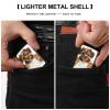 Small Brown Dog Lighter Case Cover, Personalized Graffiti Lighter Sleeve, Double-Sided Vintage Metal Protector view 3