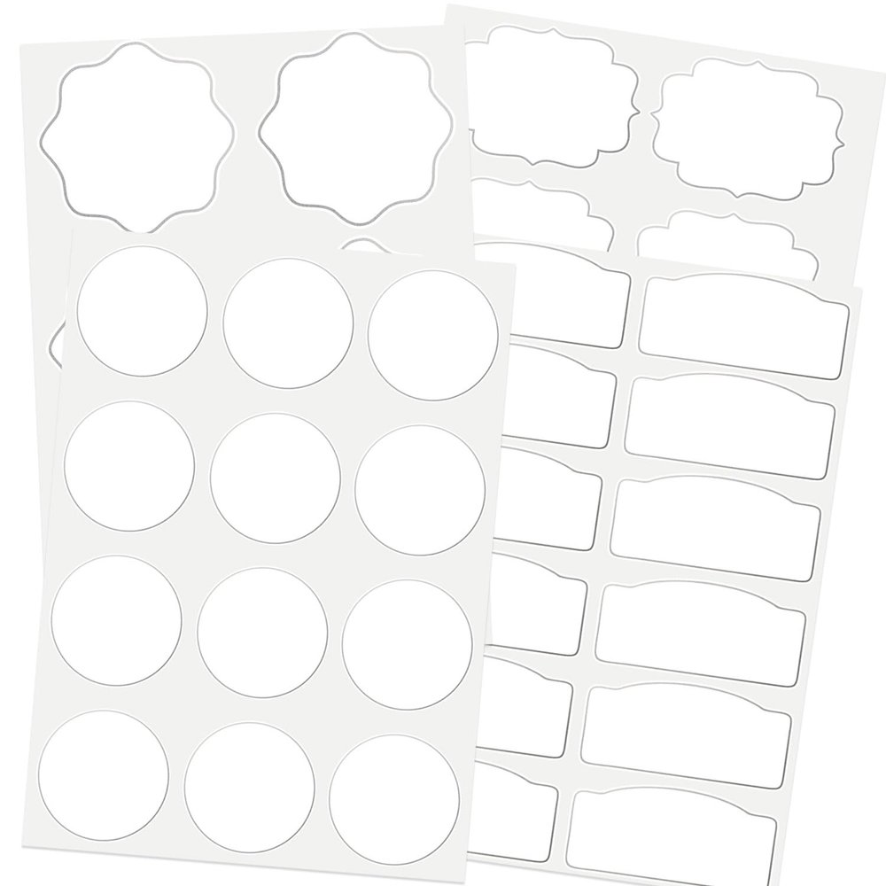 100 Pcs Name Gift Tag Stickers,Joyfulmap 3 Inch Silver Foil to/from Self-Adhesive Labels, 4 Style Present Sticker for Birthday,Wedding,Christmas Valentines's Day Gifts & Party Favors