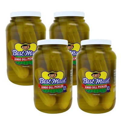 Best Maid Dill 12-16 ct Pickles, 128 oz (4 Pack)