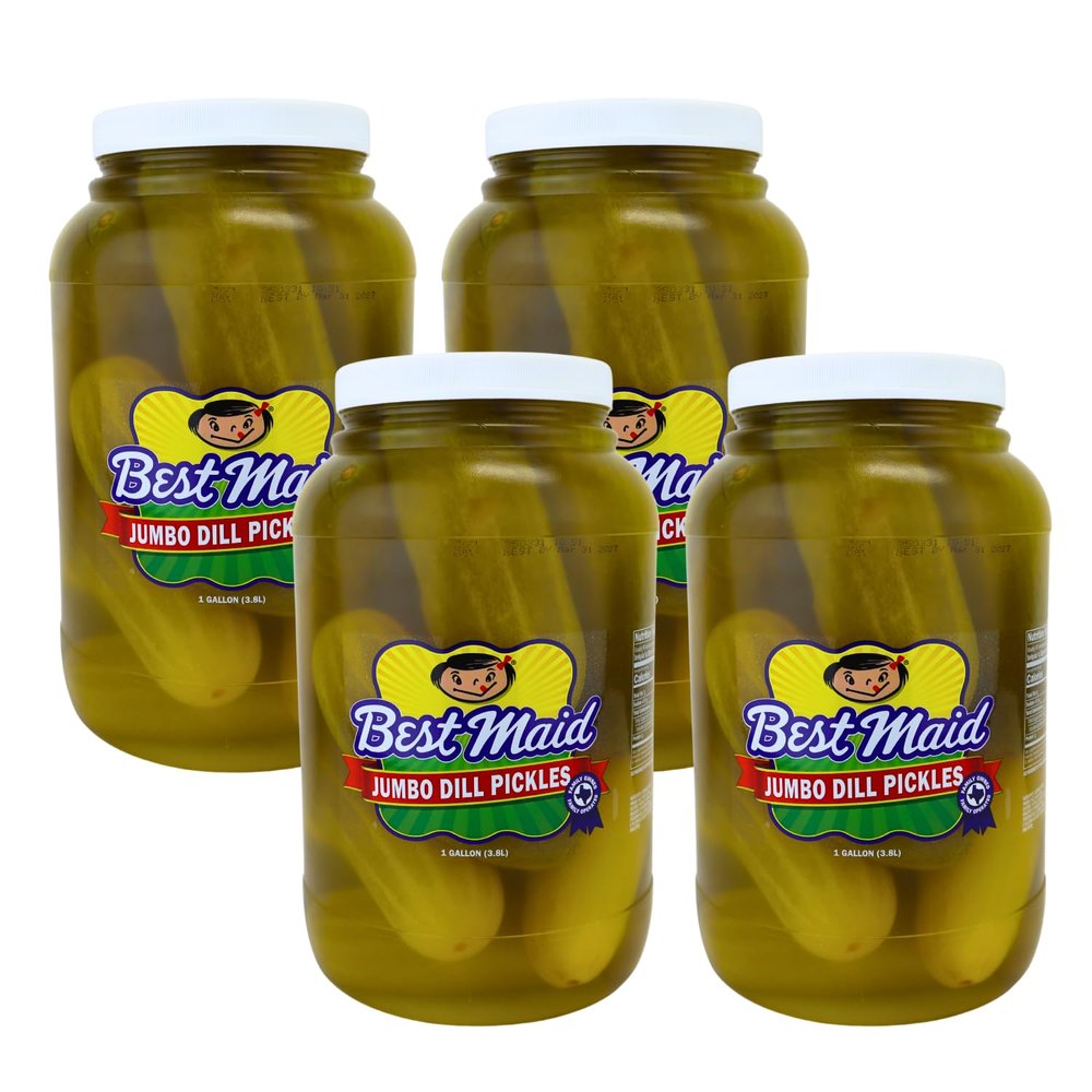 Best Maid Dill 12-16 ct Pickles, 128 oz (4 Pack)