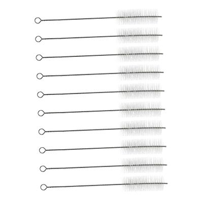 Healvian 20pcs Multi-function Straw Cleaners Transparent Tube Brush for Household Use Reach Design for Easy Cleaning of Straws and Bottles and Scratch