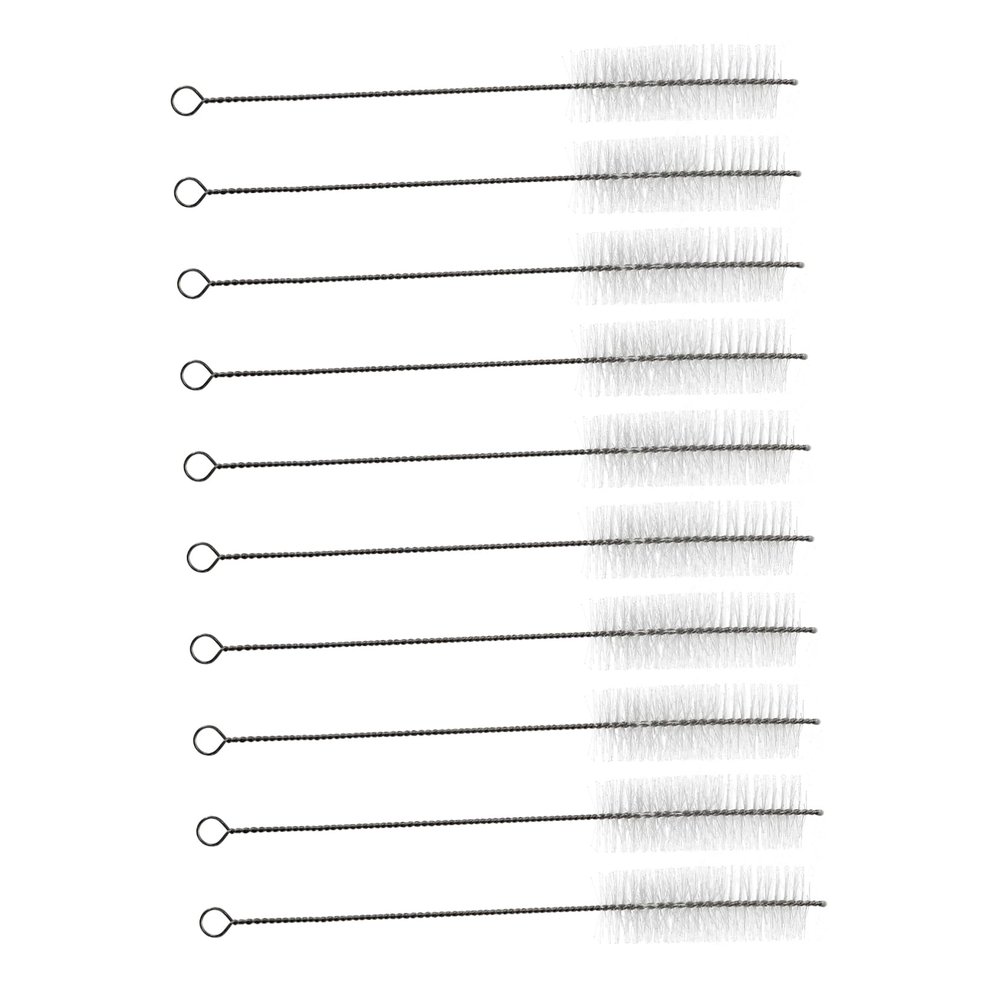 Healvian 20pcs Multi-function Straw Cleaners Transparent Tube Brush for Household Use Reach Design for Easy Cleaning of Straws and Bottles and Scratch
