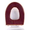 OZHDAOZ 3 Pieces Thicker Soft Toilet Seat Cushion Warmer Washable Bathroom Toilet Seat Covers Reusable Cushion(Purple) view 4