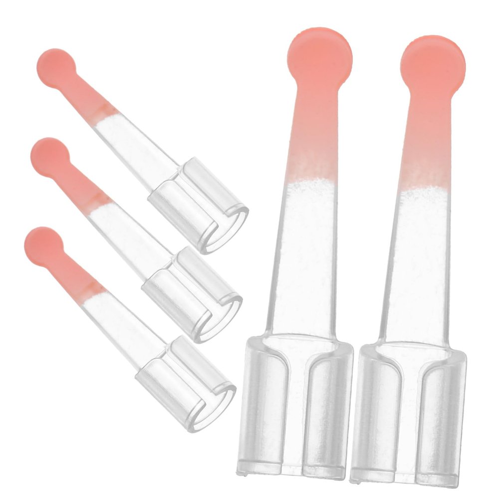 Baluue 5pcs Intelligent Ear Scoops Visible Ear Wax Remover Tips Cleaning Supply Replaceable Spoon Tips for Health