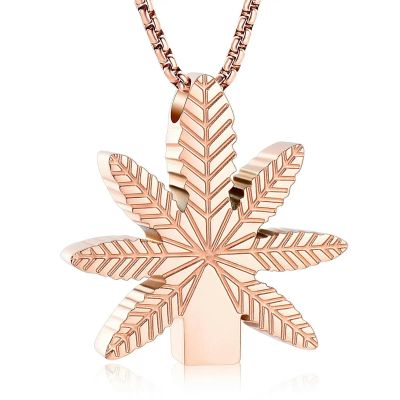 BIAIHQIE Cremation Necklace for Ashes Memorial Urn Keepsake Cremation Predant Necklace for Women-Rose Gold