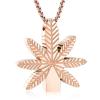 BIAIHQIE Cremation Necklace for Ashes Memorial Urn Keepsake Cremation Predant Necklace for Women-Rose Gold view 1