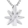 BIAIHQIE Cremation Necklace for Ashes Memorial Urn Keepsake Cremation Predant Necklace for Women-Silver view 1