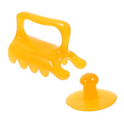Healeved 2Pcs Resin Scraping Massage Tools Massager Boards for Relaxation Smooth Edges for Safe Use Skin for Neck Shoulders and Feet