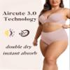 AIRCUTE Washable Urinary Incontinence Protective Underwear for Women Leak Proof Absorbent Reusable Panties 60ML 1 Pack (Dusk, 5X-Large) view 3