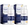 100% Silicone Scar Gel 2 Pack: 2 x 1.06oz Tubes for Surgical Scars, C-Section, Acne, Keloids, Burns, Stretch Marks Advanced Scar Treatment for Old & New Scars view 1