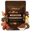 10-in-1 Mushroom Powder, Organic Mushroom Complex - Lions Mane, Reishi, Shiitake, Chaga, Turkey Tail, Cordyceps & More, Mushroom Supplement Powder for Energy, Memory, Focus & Immune Support - 60g view 1