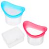 2pcs Eye Wash Cup Eye Wash Bath Kit Eyes wash Cleaner Kit Silicone Eyes Cleaning Cup Tool Manual Portable Eyes Care Tool Eye Cleaner for Eyes Rinse Clean Dust Makeup Irritants Soothing Tired Eye view 1