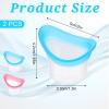 2pcs Eye Wash Cup Eye Wash Bath Kit Eyes wash Cleaner Kit Silicone Eyes Cleaning Cup Tool Manual Portable Eyes Care Tool Eye Cleaner for Eyes Rinse Clean Dust Makeup Irritants Soothing Tired Eye view 2